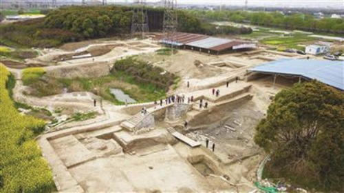 黃泗浦遺址：唐代銅錢宋代磚 當(dāng)年是繁華港灣