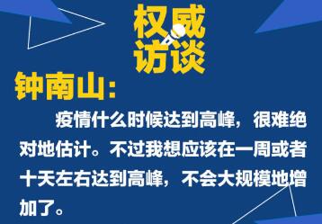 病例還會不會大規(guī)模增加？聽鐘南山怎么說