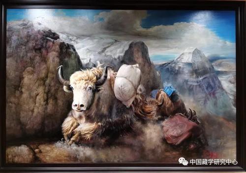 牦牛主題畫展開幕 展高原人文風(fēng)情