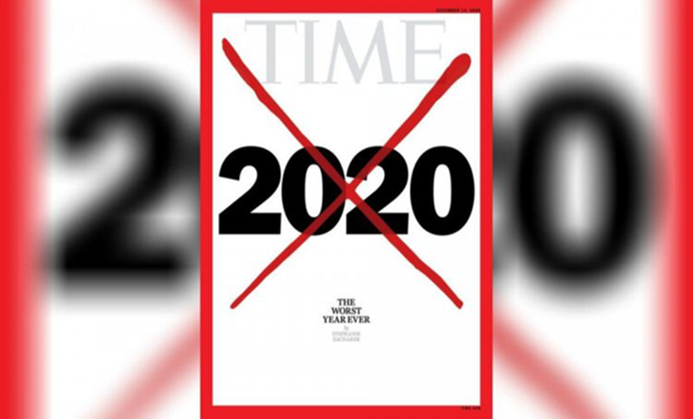 時代周刊新封面“2020是最糟糕一年” 這個標(biāo)記史上第五次出現(xiàn)