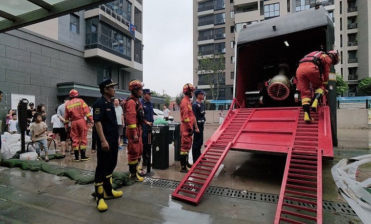 濟(jì)寧正能量 | 抵達(dá)河南開封 山東濟(jì)寧消防正在救援