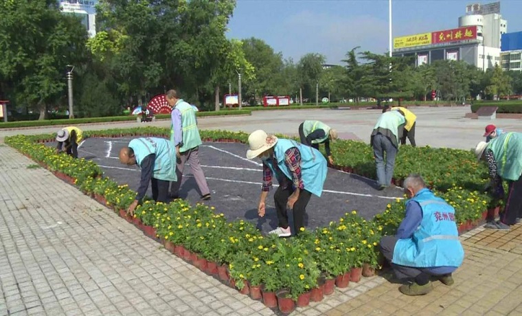 濟寧城市美容師 國慶我在崗