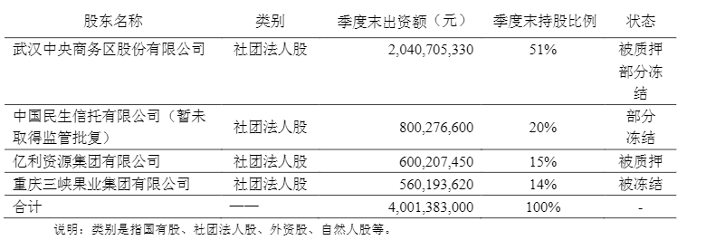 亞太財(cái)險(xiǎn)近七成股權(quán)被凍結(jié)，大股東位列重大違法違規(guī)股東名單