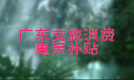 廣東發(fā)放文旅消費季惠民補貼600萬元