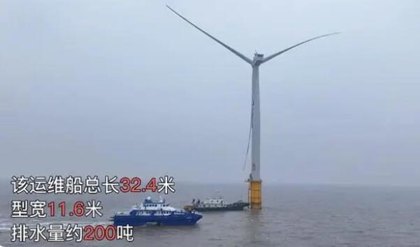 三峽集團雙模式高速風(fēng)電運維船出海