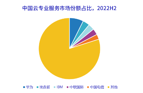 2022下半年中國(guó)云專業(yè)服務(wù)市場(chǎng)規(guī)模同比增長(zhǎng)17.6% 華為排名第一