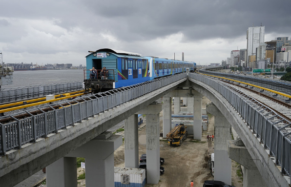 中國土木承建的尼日利亞拉各斯輕軌藍(lán)線項目一期正式通車 