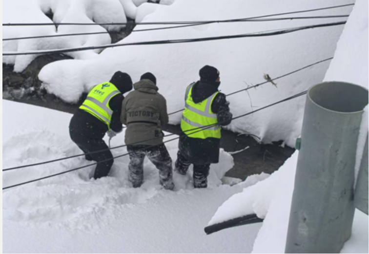 抗風雪保通信 中國電信顯擔當