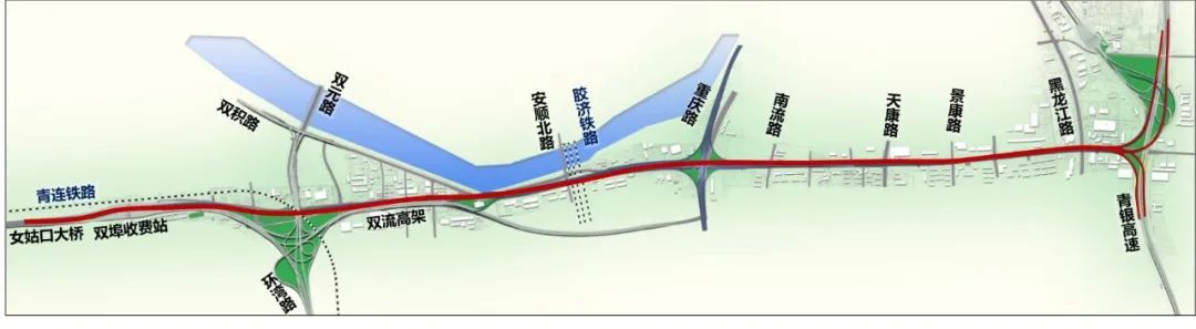 不收取通行費(fèi)！新機(jī)場高速連接線（雙埠-夏莊段）工程明日6時正式通車